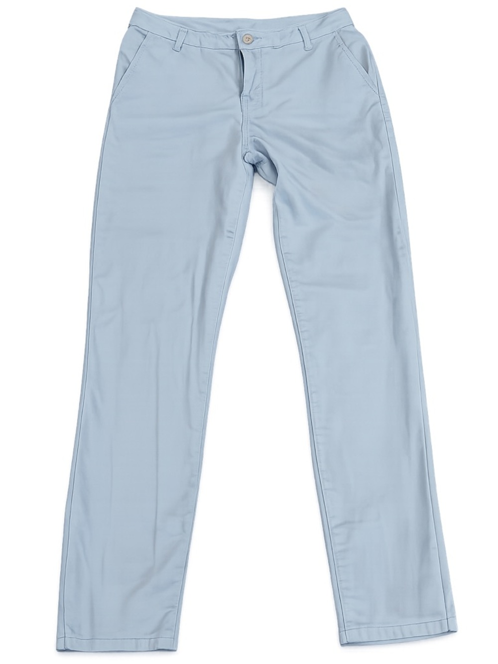 Men’s Sky Blue Chinos – 34x30 Slim Tapered Fit – Modern Clean Look